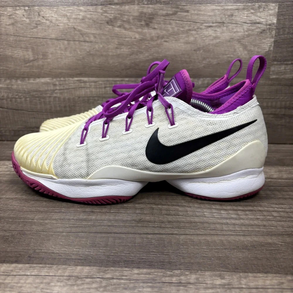 Nike Air Zoom Ultra React White Purple Womens US Size 8.5 859718-101 Sneakers - Picture 3 of 9